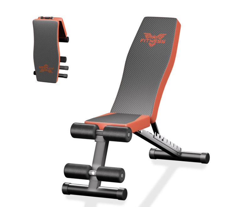 Adjustable Weight Bench Sit Up, Foldable 660lb Workout Bench for Full Body