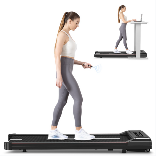 Foldable Treadmill with Bluetooth Speaker 3HP Under Desk Treadmills for Home